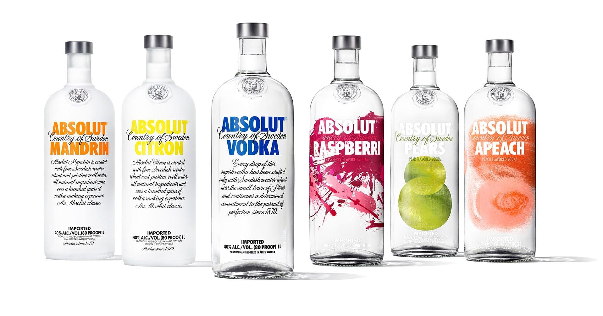 ABSOLUTE VODKA FLAVOURED (all)