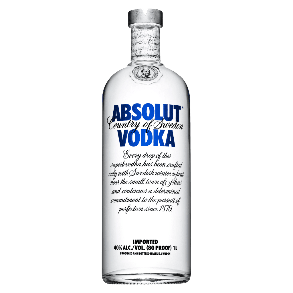 ABSOLUTE VODKA 1ltr
