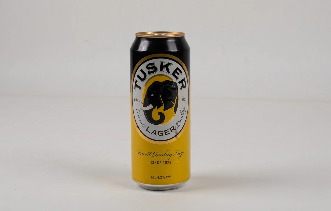 TUSKER LAGER CAN